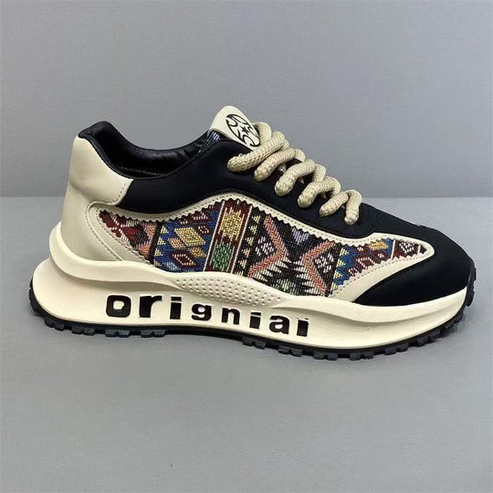 Damen Stilvolle und bequeme Sneakers mit markantem Design und stabiler Sohle EB