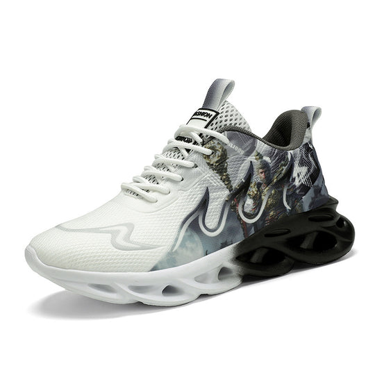 Damen Sportliche Sneakers mit innovativem Designdruck EB