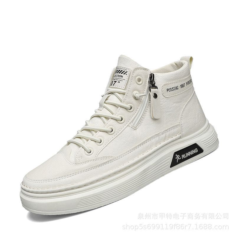 Damen Modische High-Top Sneakers mit einzigartigem Design und robustem Profil EB