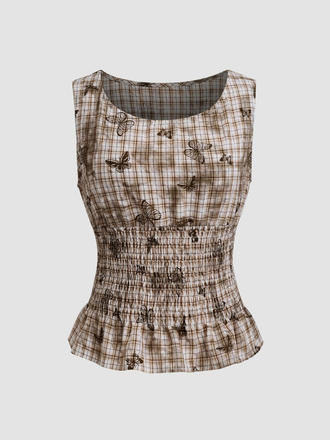 Damen schmeichelhafte Bluse mit floralen Musterungen EB