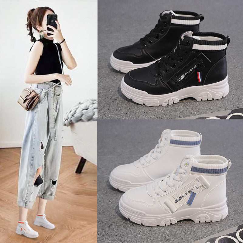 Damen Hochwerden Sneakers mit sportlichem Stil und flexiblem Komfort EB