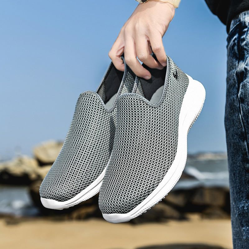 Damen Atmungsaktive Freizeit Sneaker mit flexiblem Slip-On Design EB