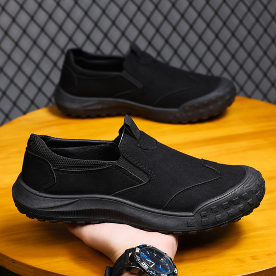 Damen Bequeme Slip-On Freizeitschuhe mit rutschfester Sohle EB