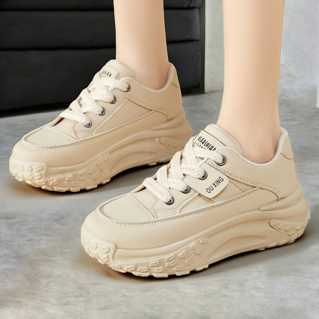 Damen Sportliche Sneakers mit rutschfester Sohle und gepolstertem Innenfutter EB