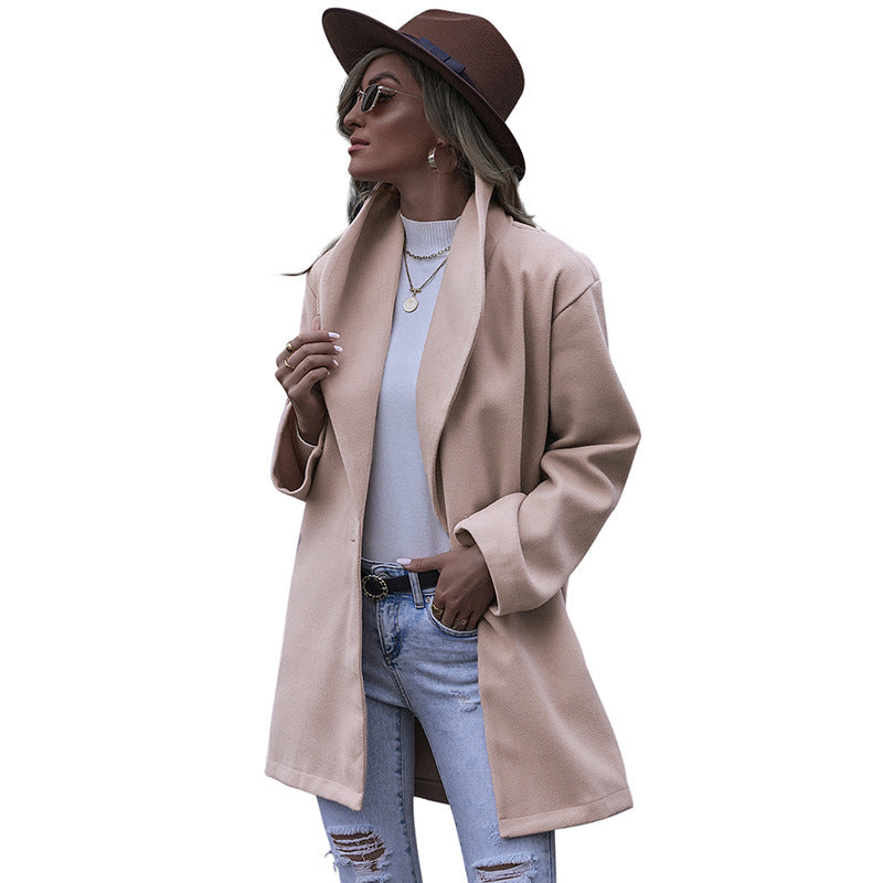Damen Elegante Oversized Jacke EB