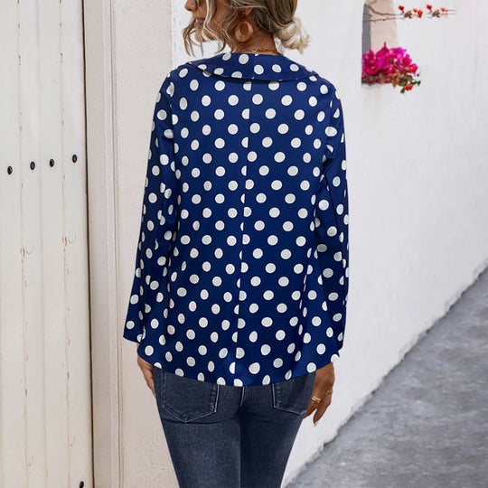 Damen Blazer mit modischem Punkte-Design EB
