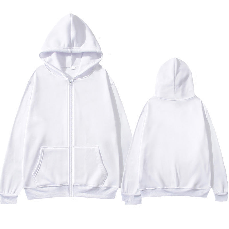 Unisex Zip-Hoodie mit robustem Metallreißverschluss, angerauter Fleece-Innenseite, geteilten Eingrifftaschen und verstärkten Nähten EB