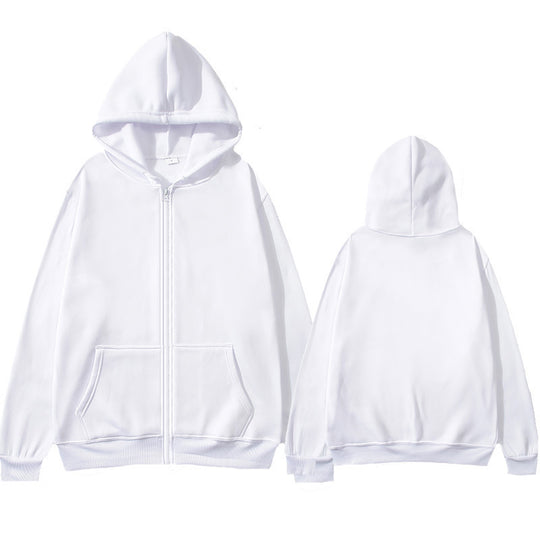 Unisex Zip-Hoodie mit robustem Metallreißverschluss, angerauter Fleece-Innenseite, geteilten Eingrifftaschen und verstärkten Nähten EB