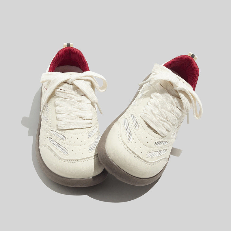 Damen Sportliche Lifestyle-Sneaker mit atmungsaktiver Mesh-Oberfläche und gepolsterter Sohle EB