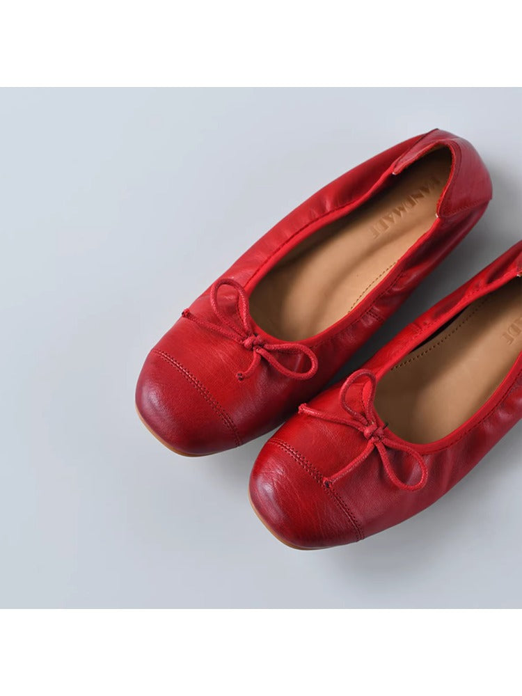 Damen Ballerinas mit elegantem Schleifen-Design und bequemer Passform EB