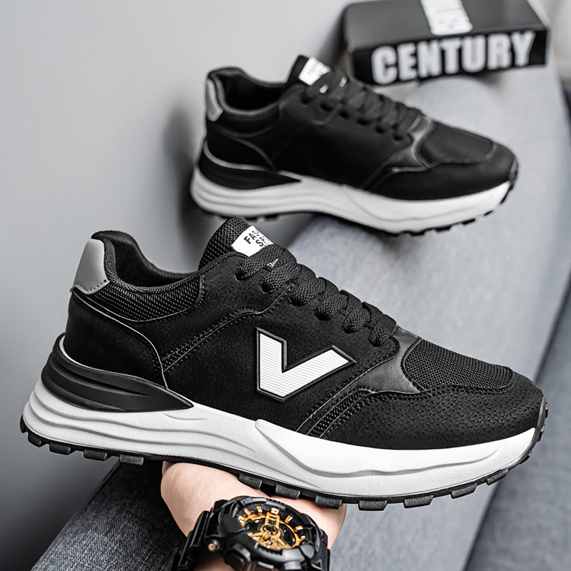 Herren Sportliche Sneakers mit atmungsaktiver Mesh-Oberfläche und gepolsterter Dämpfung EB