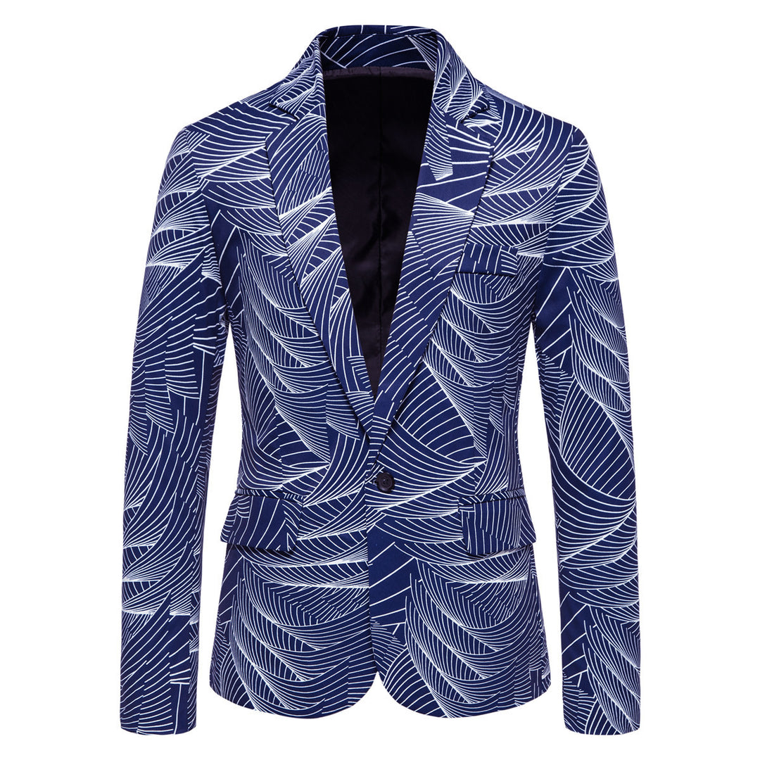 Damen modischer Blazer mit floralem Motiv EB