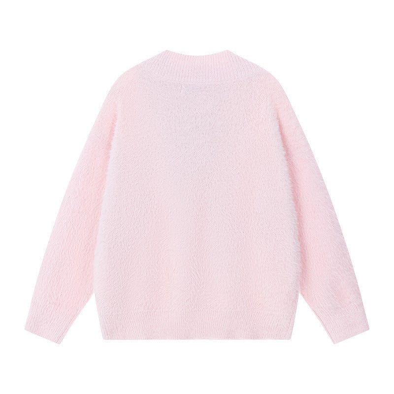 Damen Kuscheliger Pullover mit innovativem Schal-Detail EB