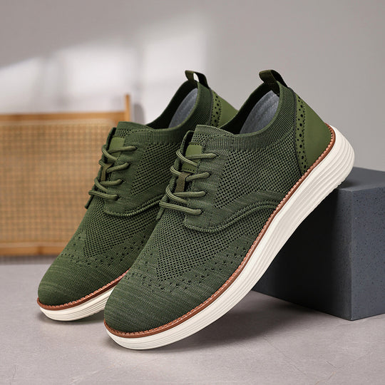 Damen Atmungsaktive Sneaker mit flexibler Sohle und eleganter Webstruktur EB