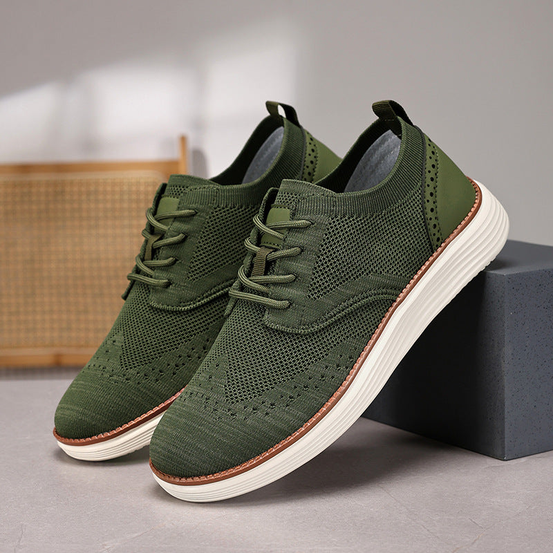Damen Atmungsaktive Sneakers mit perforiertem Obermaterial und rutschfester Sohle EB