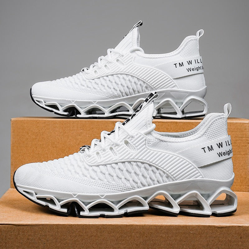 Damen Sportliche Dämpfungs-Sneaker mit atmungsaktivem Obermaterial EB