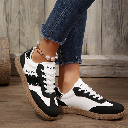 Damen modische Sneakers mit atmungsaktiver Struktur und rutschfester Sohle EB