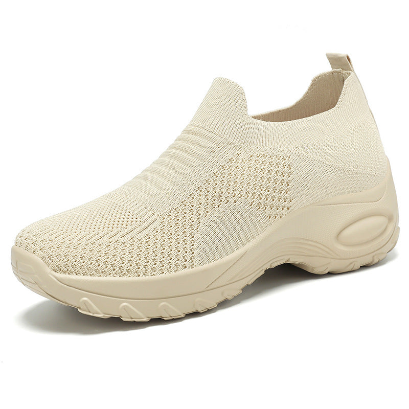 Damen Atmungsaktive Strick-Sneaker mit flexiblem Sohlenkomfort EB