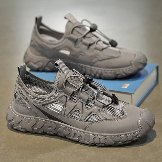 Damen Trendige Freizeit Sneaker mit atmungsaktivem Mesh-Obermaterial und rutschfester Sohle EB