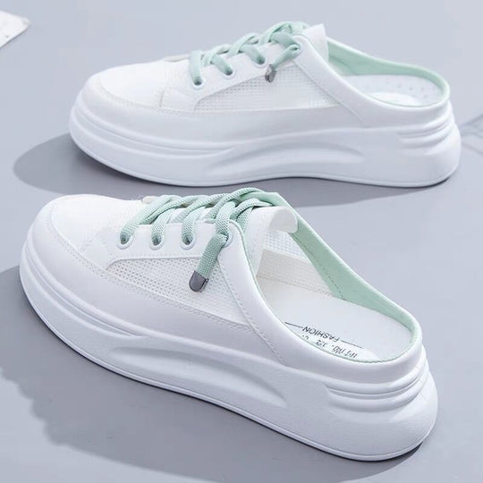 Damen luftige Sneaker mit praktischem Slip-On-Design EB