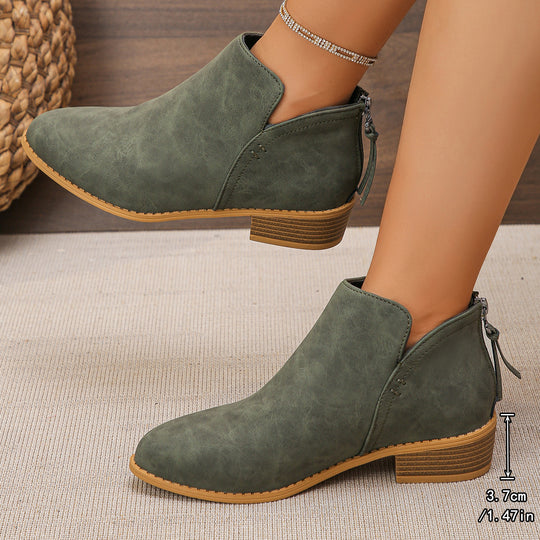 Damen Chelsea-Stiefel mit seitlichem Reißverschluss und komfortabel gepolsterter Innensohle EB