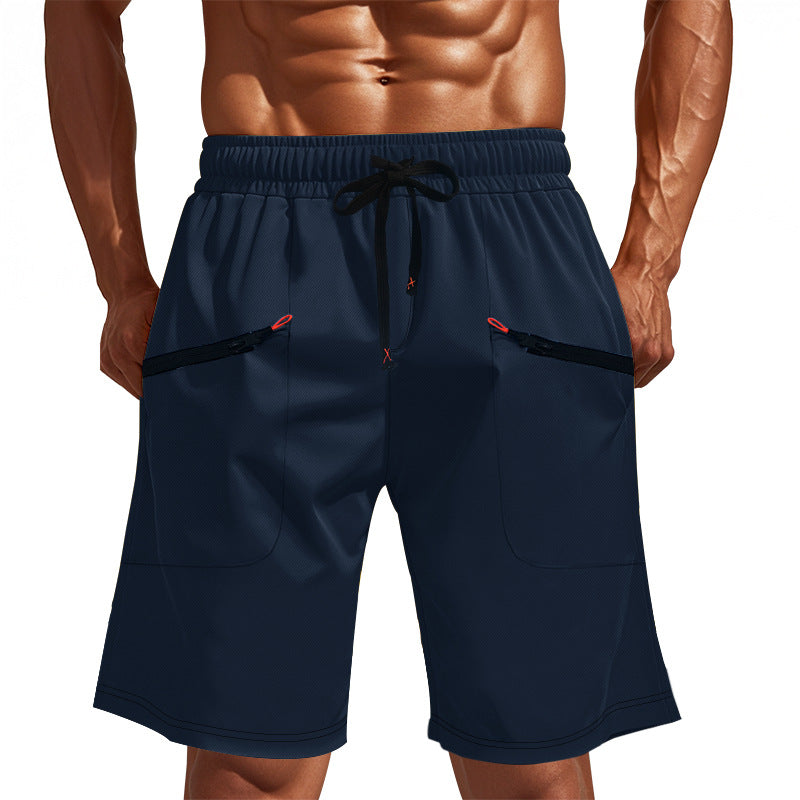 Herren Sportliche Shorts mit vielseitigen Taschen und elastischem Bund EB