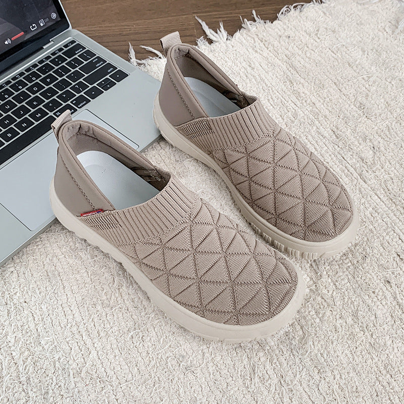 Damen Komfortable Slip-On Sneakers EB
