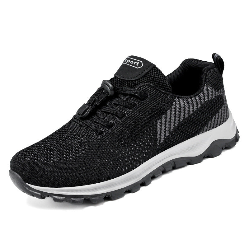 Damen Sportliche Laufschuhe mit atmungsaktivem Strickdesign und flexibler Sohle EB