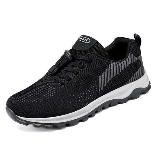 Damen Sportliche Laufschuhe mit atmungsaktivem Strickdesign und flexibler Sohle EB
