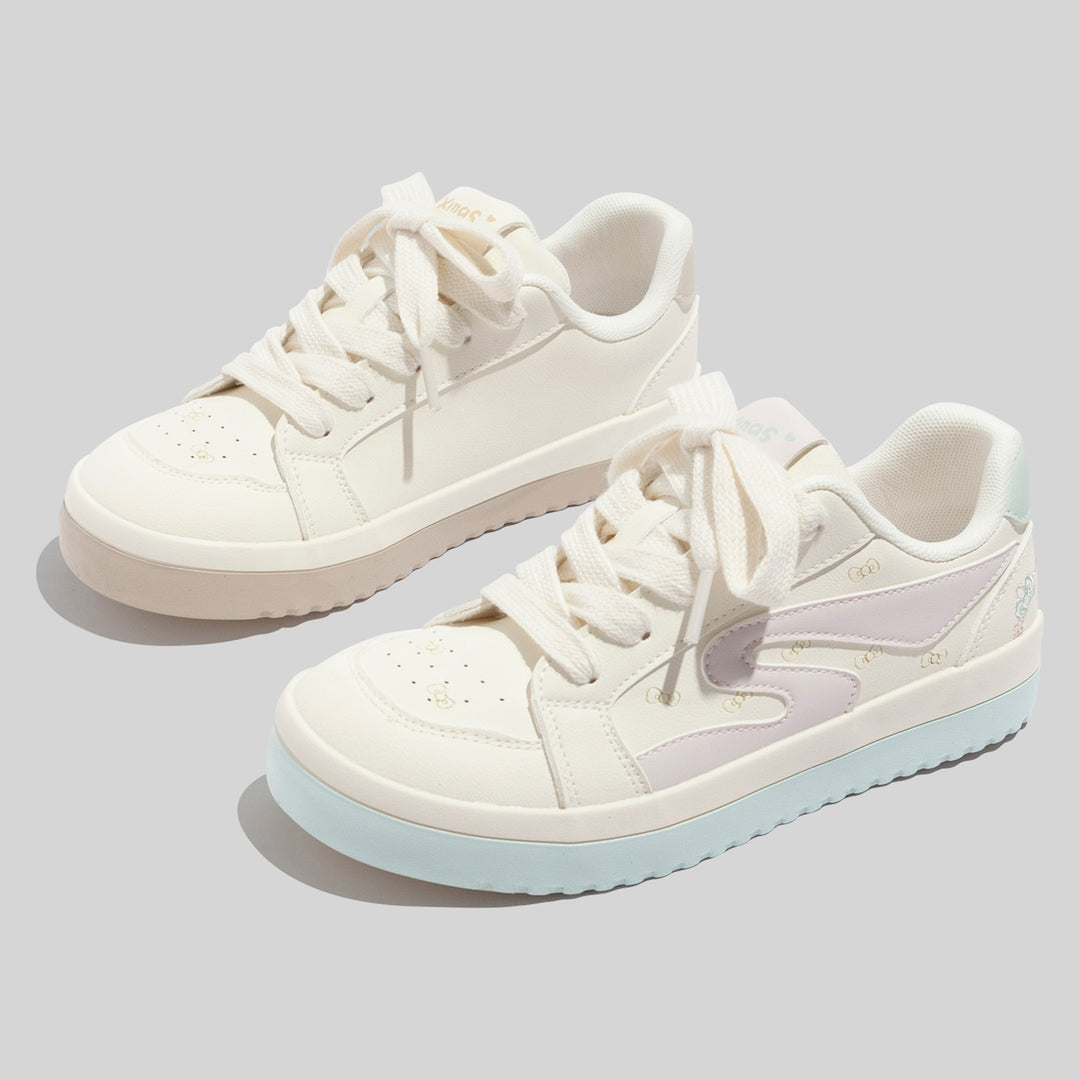 Damen Sneakers mit verspieltem Kirschmotiv und atmungsaktiver Oberfläche EB
