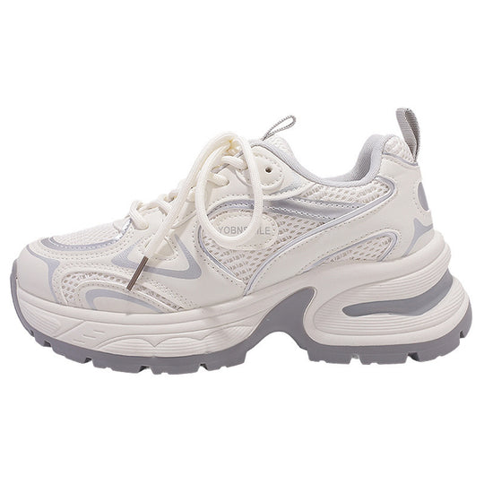 Damen Sportliche Sneakers mit atmungsaktivem Obermaterial und dämpfender Sohle EB