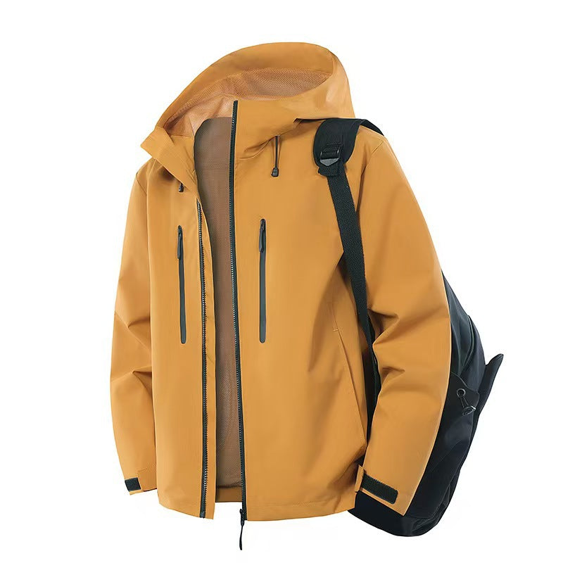 Damen Funktionsjacke mit wasserabweisendem Material und praktischen Reißverschlusstaschen EB