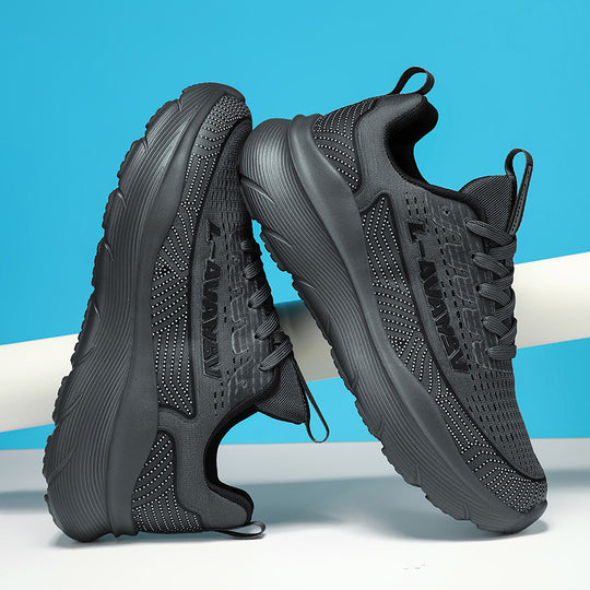 Damen Sportliche Lauf-Sneaker mit atmungsaktiver Mesh-Oberfläche und gepolsterter Sohle EB