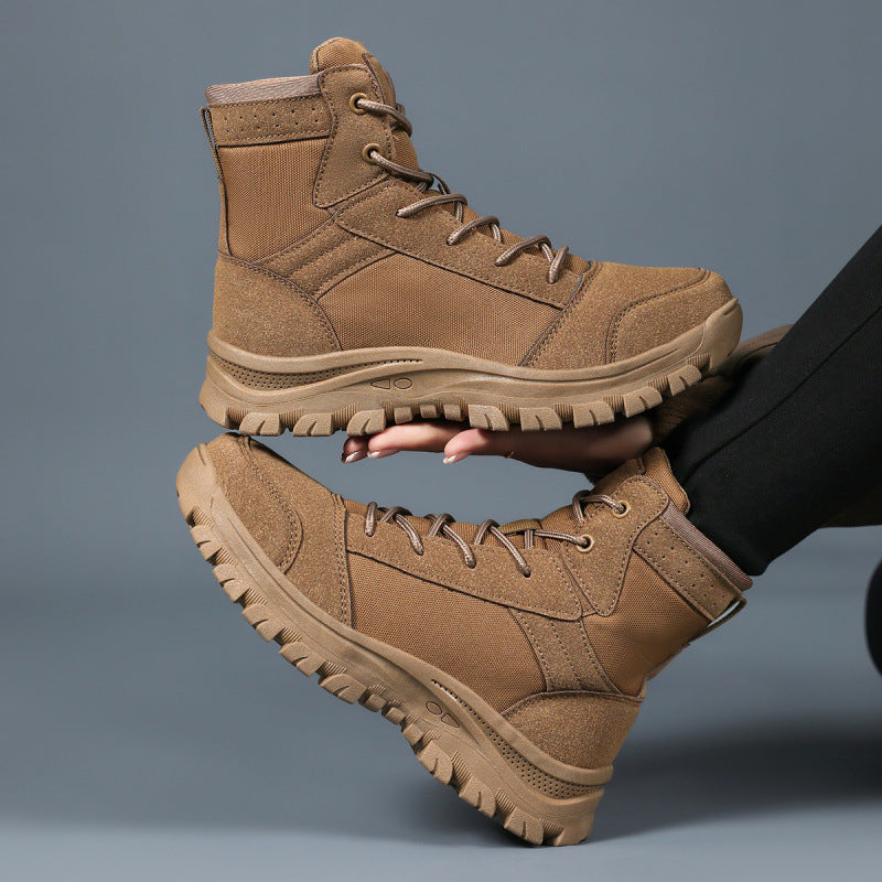 Damen Militärische Outdoor-Boots mit rutschfester Profilsohle und isolierendem Futter EB