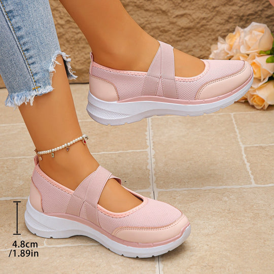 Damen modische Slip-On Sneakers mit ergonomischem Design EB