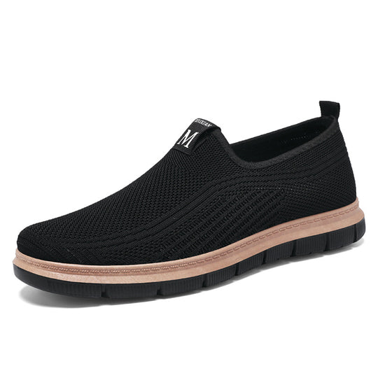Damen Atmungsaktive Slip-On Sneakers mit flexibler Laufsohle EB