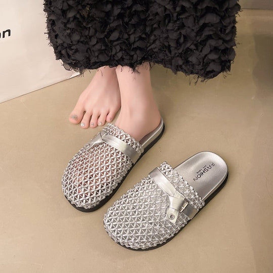 Damen moderne Slipper mit innovativem Waben-Design EB