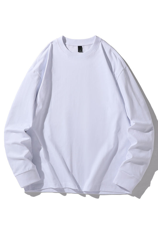 Damen lässiges Langarmshirt aus hochwertiger Baumwolle EB