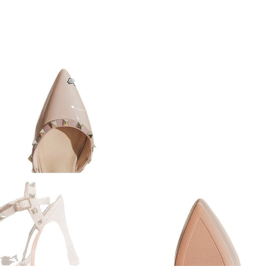 Damen elegante Plateau-Pumps mit Schmuckdetails EB