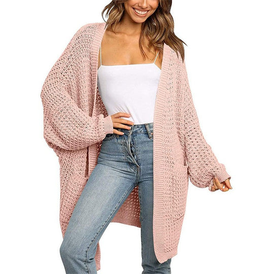 Damen lässiger Strickcardigan EB