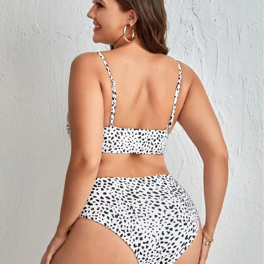 Damen High-Waist Bikini-Set mit eleganten Design-Details EB