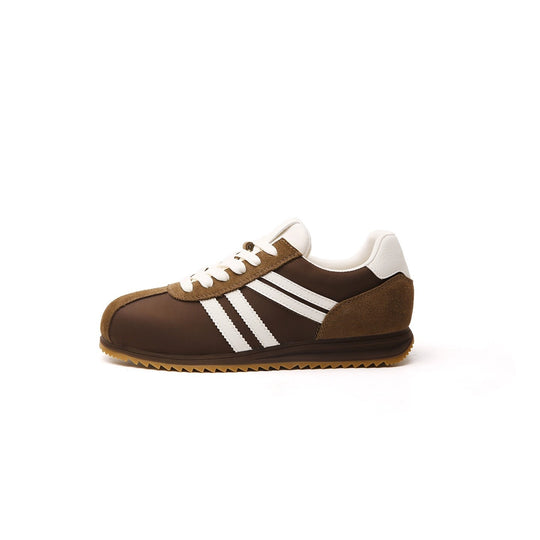 Damen Retro-Laufsneaker mit eleganter Wildleder-Applikation EB