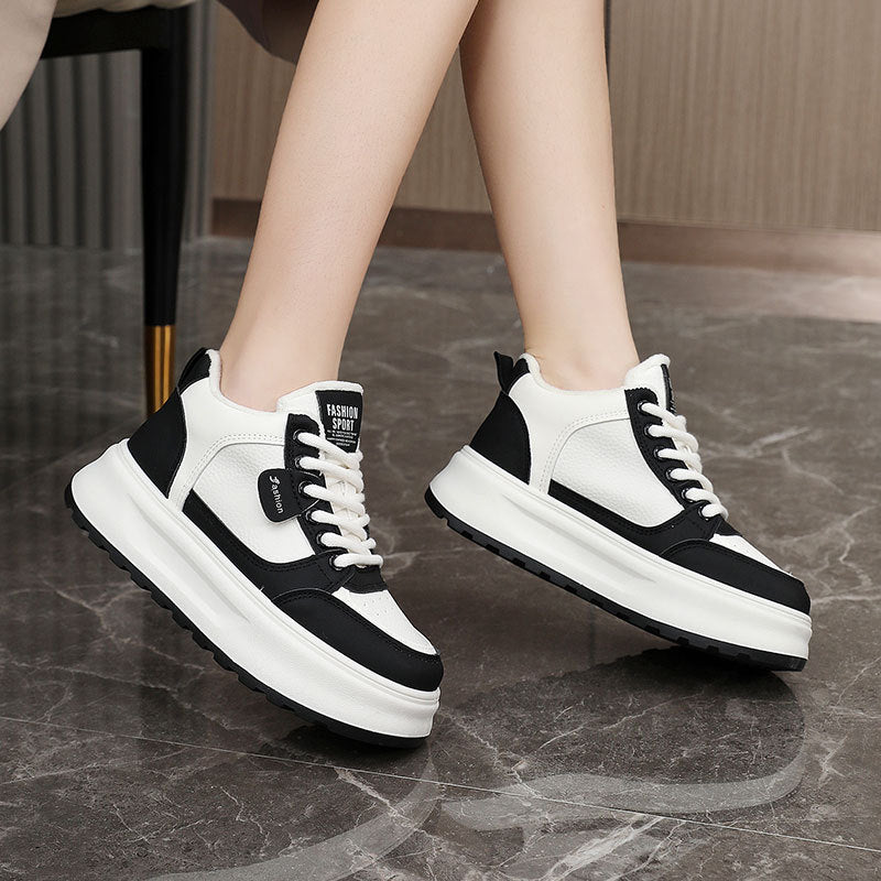Damen stilvolle Sneakers mit gepolstertem Innenfutter und rutschfester Sohle EB