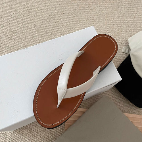 Damen Komfortable Zehentrenner-Sandalen mit weichem Fußbett EB