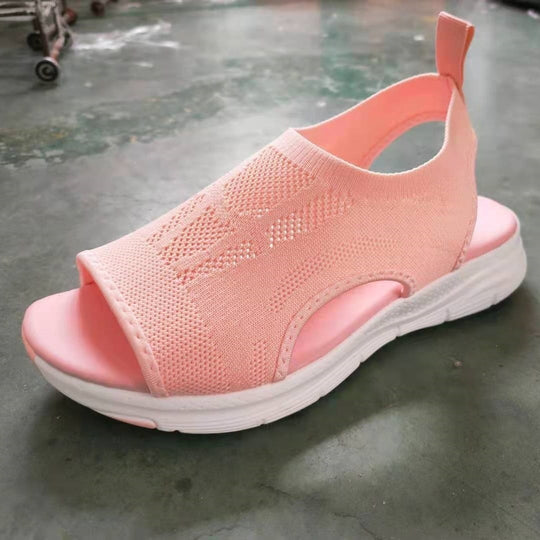 Damen Freizeit-Sandalen mit atmungsaktivem Mesh-Obermaterial und rutschfester Sohle EB