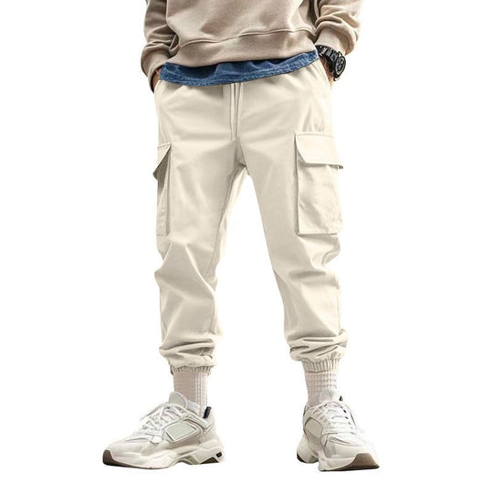 Herren Cargo-Hose mit verstellbarem Bund und praktischen Seitentaschen EB