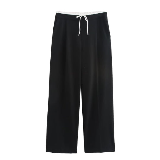 Damen elegante und bequeme Palazzo-Hose EB