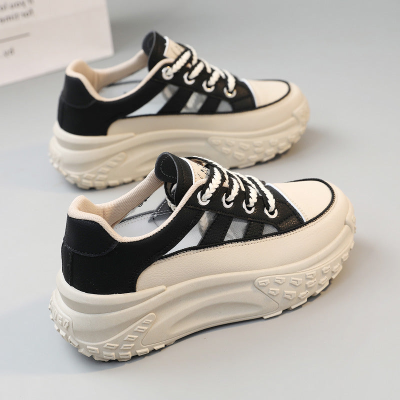 Damen Sneakers mit modernem Plateau-Design EB