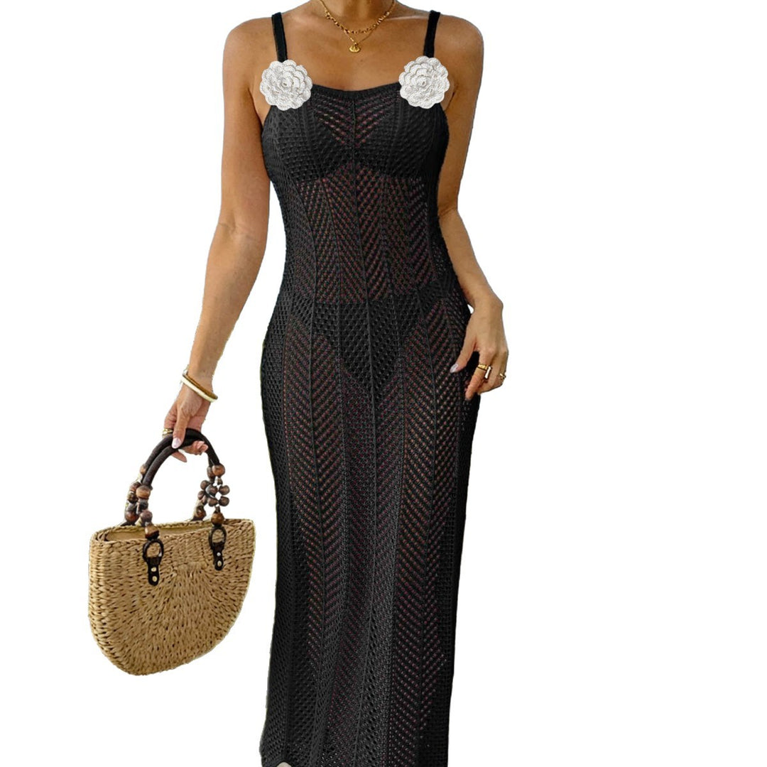 Damen transparenter Strandsarong mit elegantem Design EB