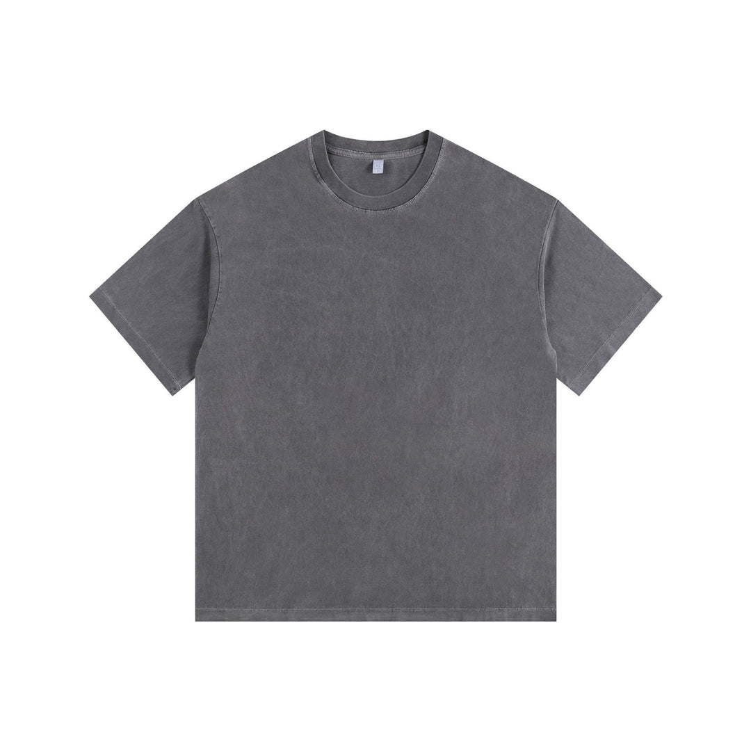 EB | Schillerndes altes kurzes T-Shirt mit Färbung